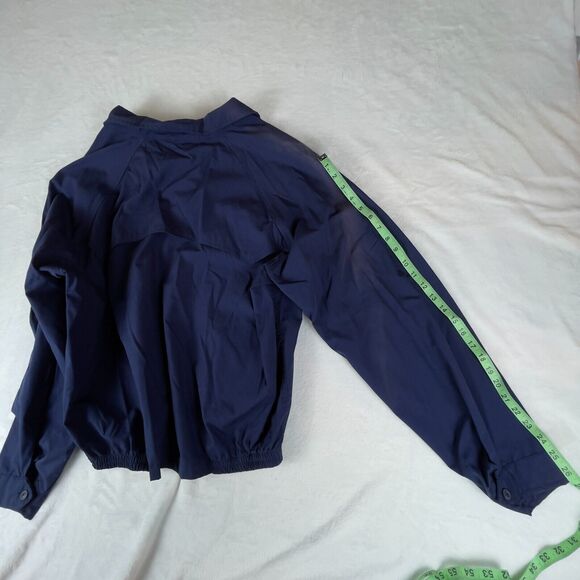 The Mens Store Jacket Mens XL Navy Cotton Casual Long Sleeve Pockets Full Zipper - Picture 5 of 6